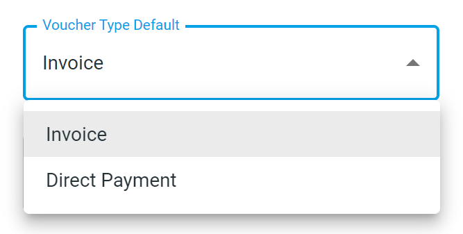 voucher type